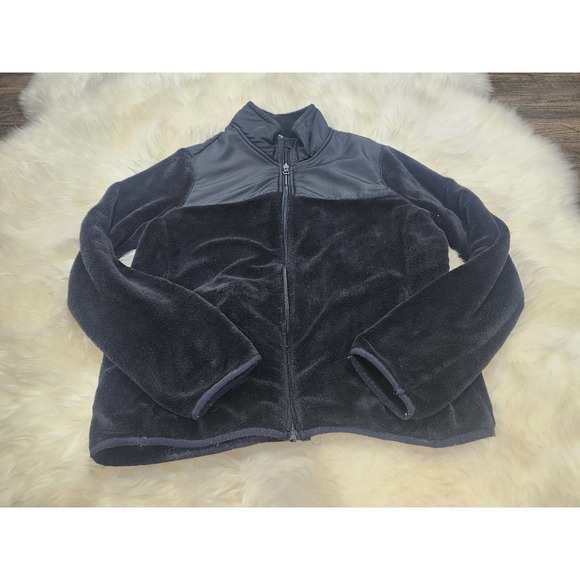 Pony Tops - Pony Black Womens Zip Up Size Medium